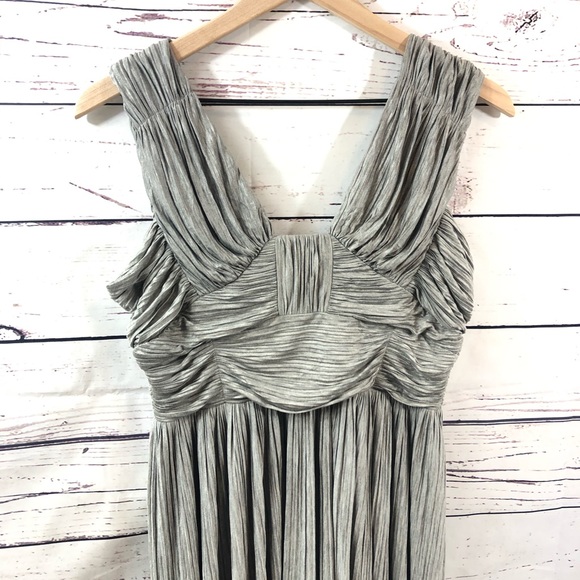 BURBERRY Plisse Sleeveless Midi Dress NWT, size 8 - Picture 3 of 8